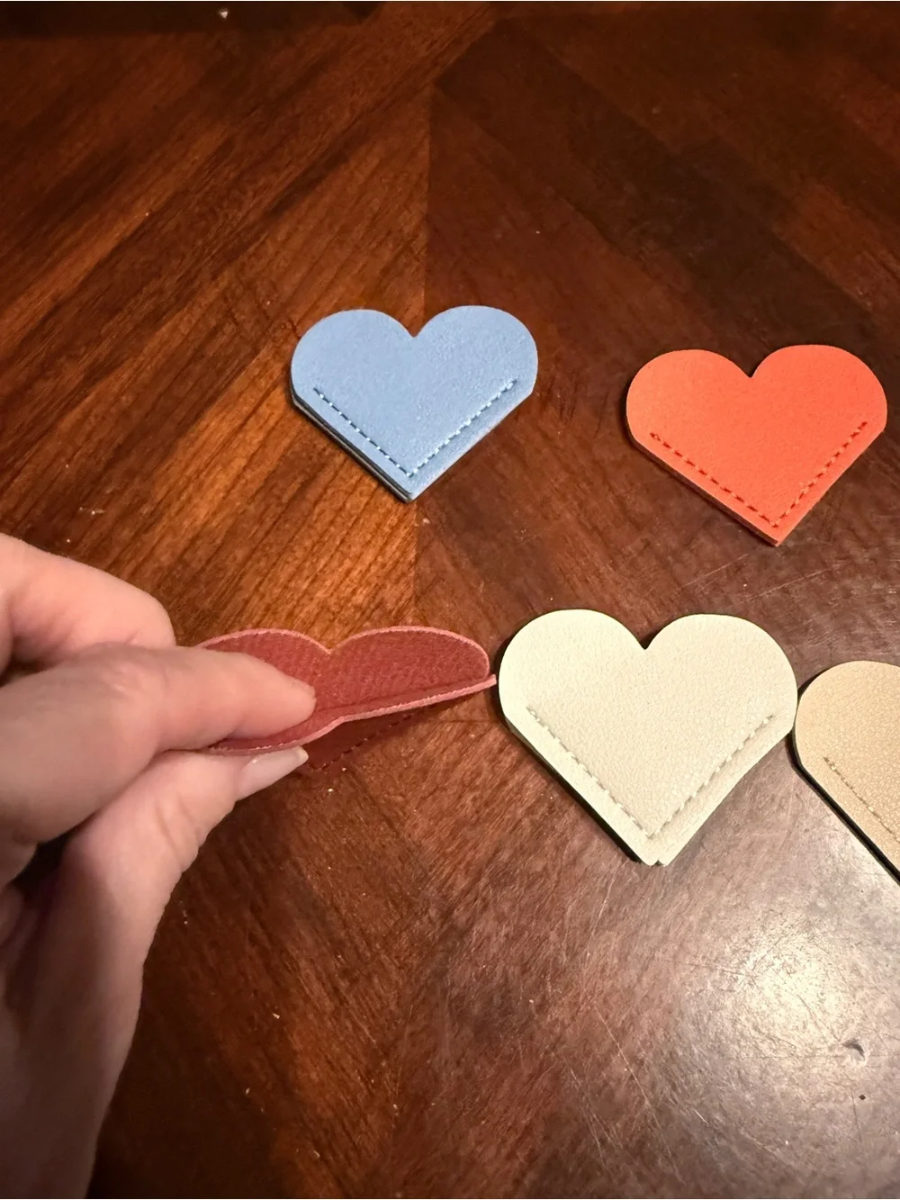 Heart shaped book marks!